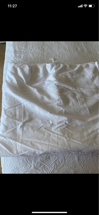 Colcha de cuna con topitos