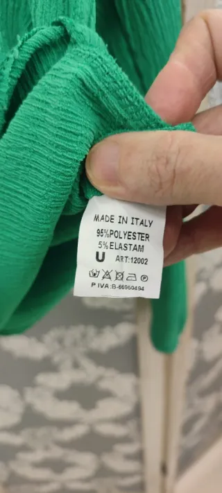 Camiseta verde licra fiesta T/U