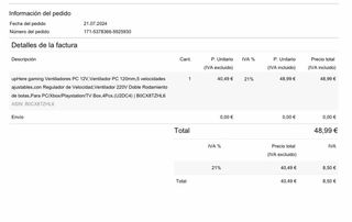4 Ventiladores PC 120mm 12v/220v