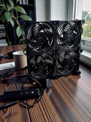 4 Ventiladores PC 120mm 12v/220v