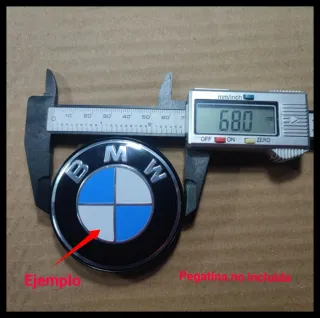 Tapabujes virgen de 68mm centro rueda llanta BMW