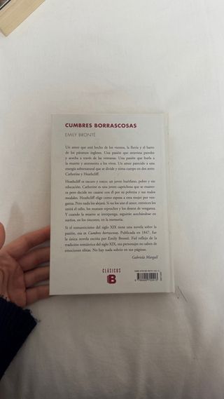 Libro Cumbres Borrascosas