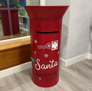 Buzón de Navidad Rojo Papá Noel