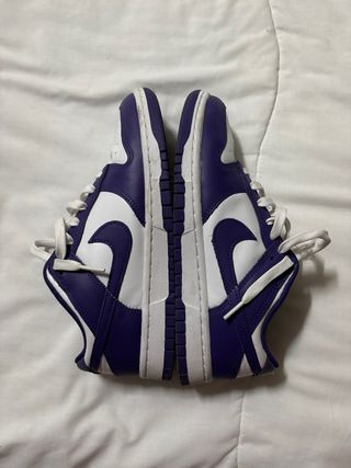 Tênis Nike Dunk High Roxo e Branco