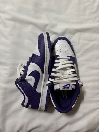 Tênis Nike Dunk High Roxo e Branco