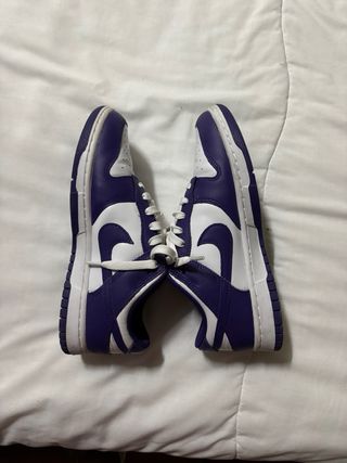 Tênis Nike Dunk High Roxo e Branco