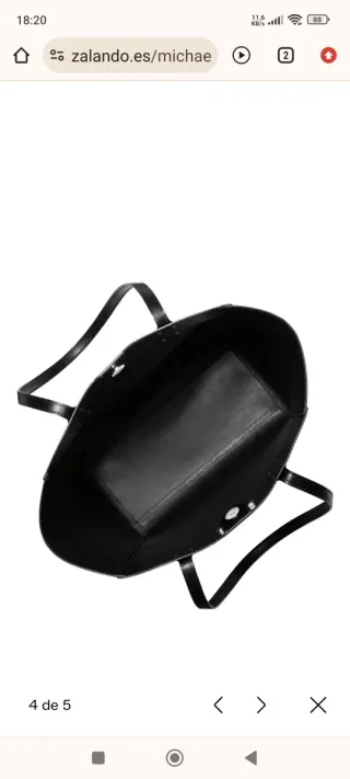 Bolso Tote en piel de Michael Kors Negro Nuevo