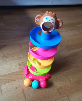 Mono Espiral Traga Bolas Juguete