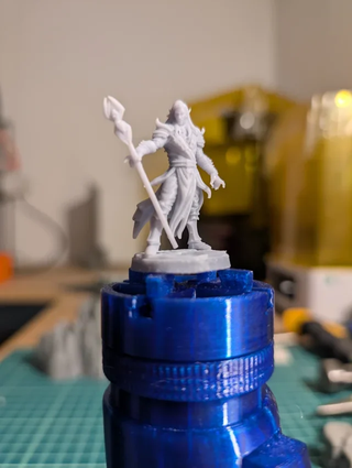 Miniatura Mago Elfo Resina 3D