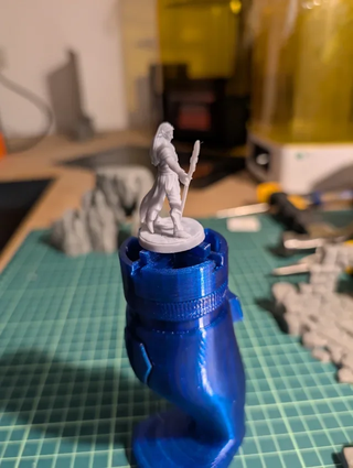 Miniatura Mago Elfo Resina 3D