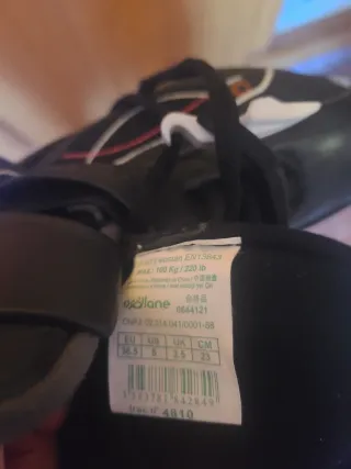 Patines Oxelo Negro y Rosa (talla 36,5)