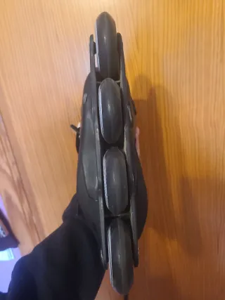 Patines Oxelo Negro y Rosa (talla 36,5)