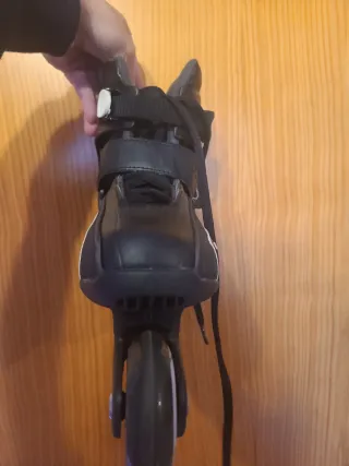 Patines Oxelo Negro y Rosa (talla 36,5)