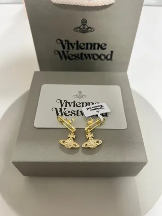 Pendientes Vivienne Westwood dorados lucrece