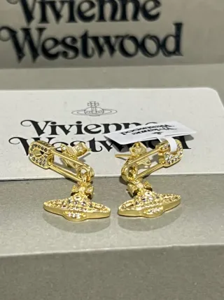 Pendientes Vivienne Westwood dorados lucrece