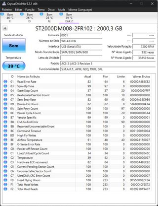 Disco Rígido Seagate BarraCuda 2TB – 7200 RPM
