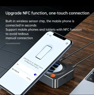 Receptor Audio Bluetooth 5.1 con NFC C52