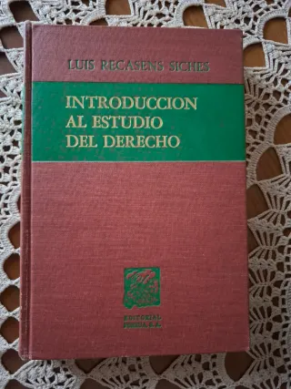 Introduc. al estudio del Derecho, Recasens Siches