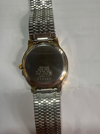 Reloj Seiko Quartz Vintage Dorado