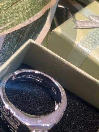 Anillo Sello Circonita Hombre+cajita