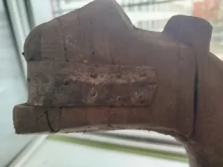 Yugo antiguo de madera original