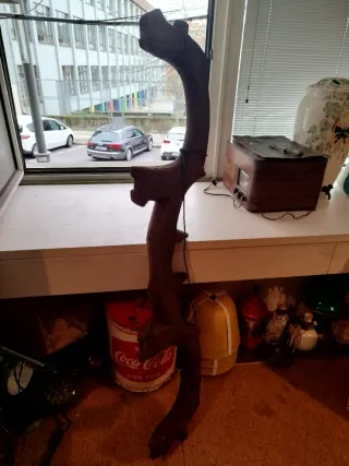 Yugo antiguo de madera original
