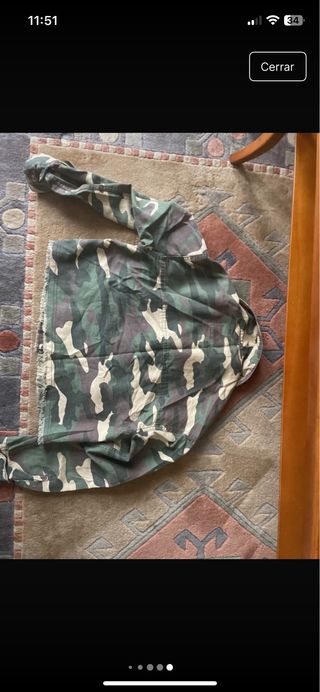 Chaqueta militar camuflaje