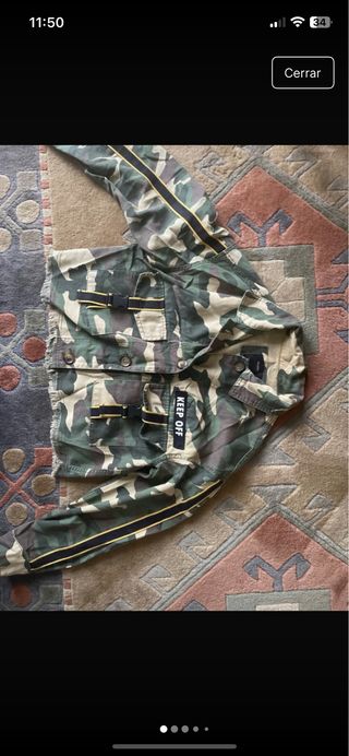 Chaqueta militar camuflaje