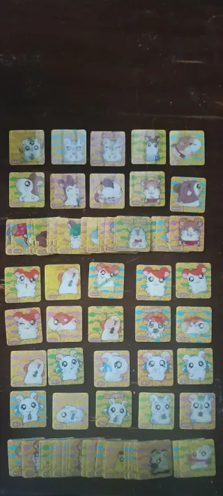 80 carte Hamtaro 3D anno 2000