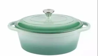 Asador Hierro Fundido 4L Verde