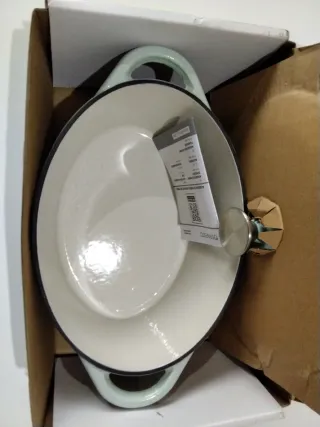 Asador Hierro Fundido 4L Verde