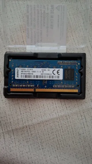 Memoria RAM DDR3 SODIMM Kingston 4GB