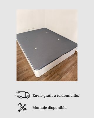 Canapé abatible madera y tela LIQUIDACION