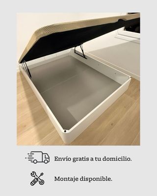 Canapé abatible madera y tela LIQUIDACION