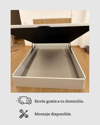 Canapé abatible madera y tela LIQUIDACION