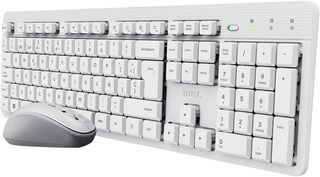 Teclado y Ratón Inalámbricos Trust Blanco