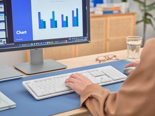 Teclado y Ratón Inalámbricos Trust Blanco