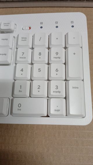 Teclado y Ratón Inalámbricos Trust Blanco