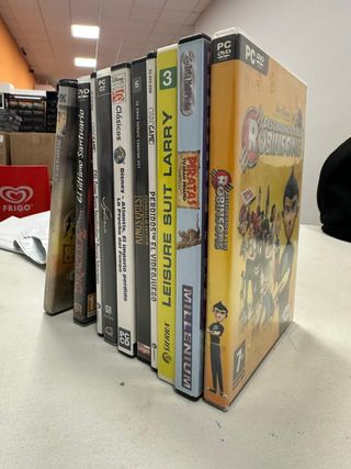 Lote 10 juegos PC DVD Aventura Aventuras Graficas