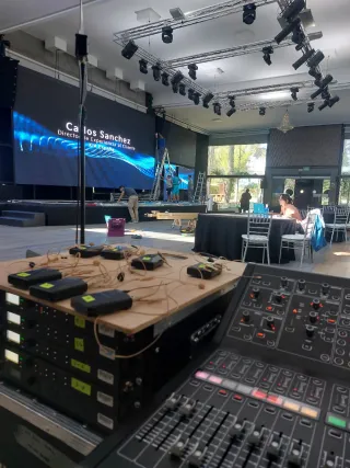 Técnico de sonido freelance profesional