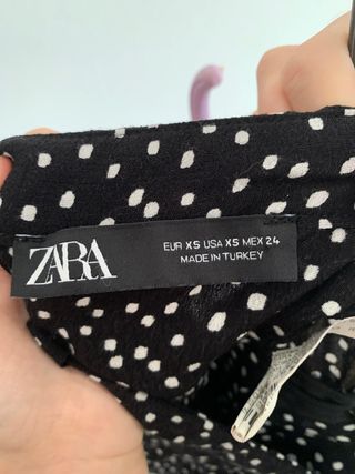 Falda-pantalón lunares