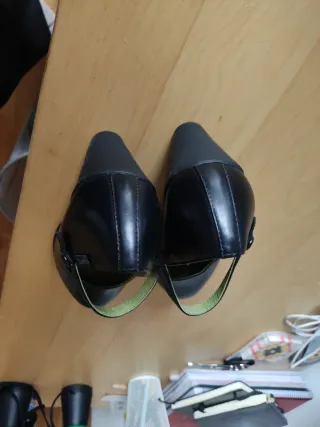 Zapatos Camper tacón negro 7 cm