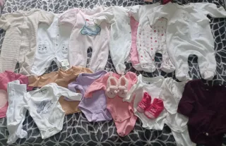 Lote Ropa Bebé Niña Talla 0-3 Meses