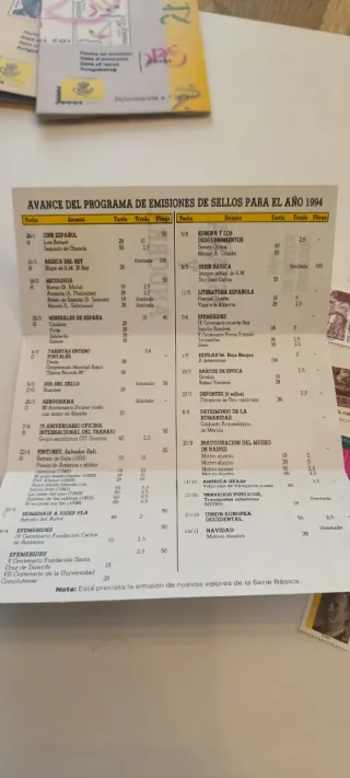 Colección Sellos España 1994