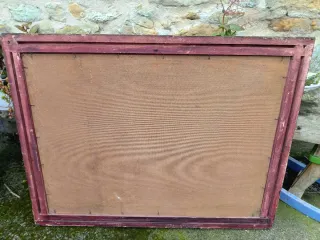 Cuadro laminado Vintage Paisaje Rural,