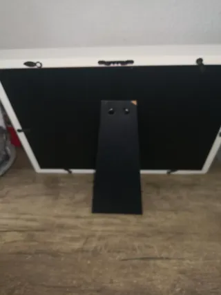 Marco de fotos de madera blanca ancho 33 LARGO 26