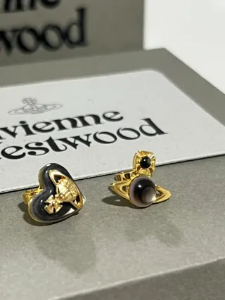 Pendientes Vivienne Westwood Corazón y Orb