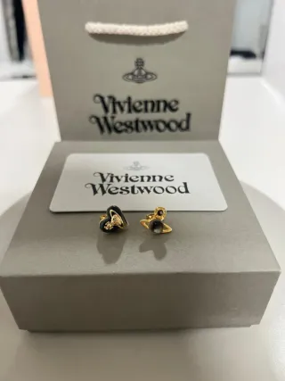 Pendientes Vivienne Westwood Corazón y Orb