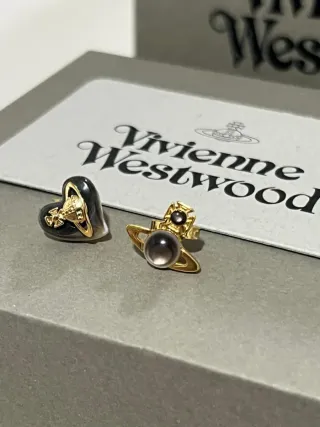 Pendientes Vivienne Westwood Corazón y Orb