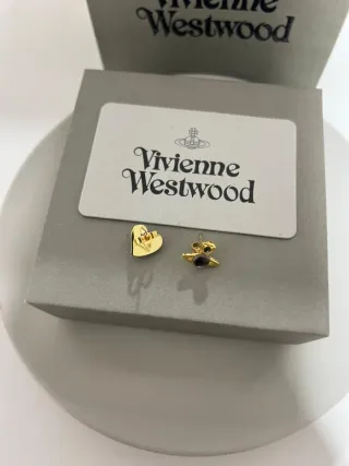Pendientes Vivienne Westwood Corazón y Orb